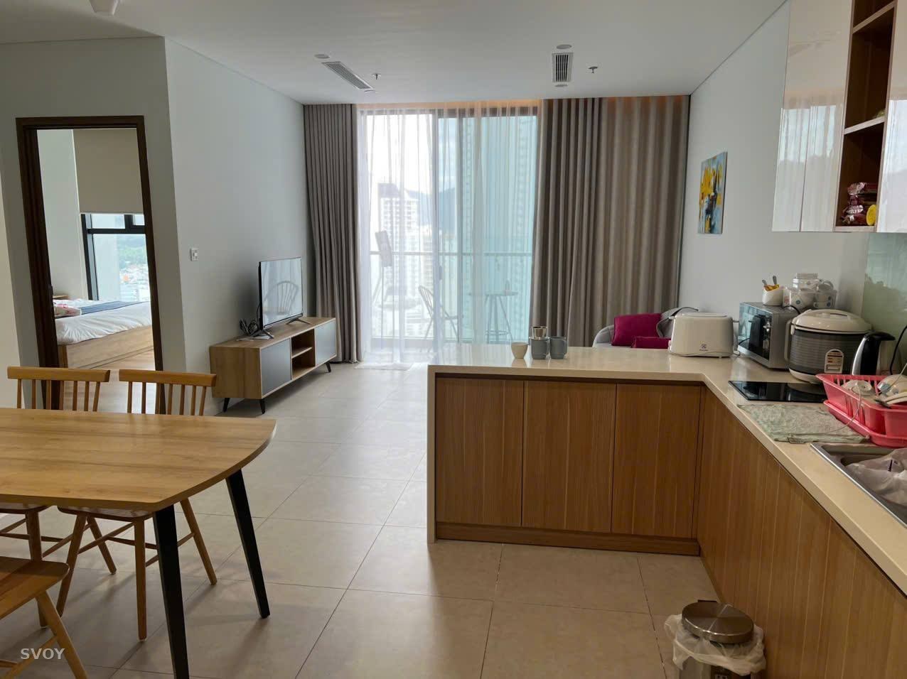 2 спальни, 80 м² в Scenia Bay, высокий этаж, вид на море
