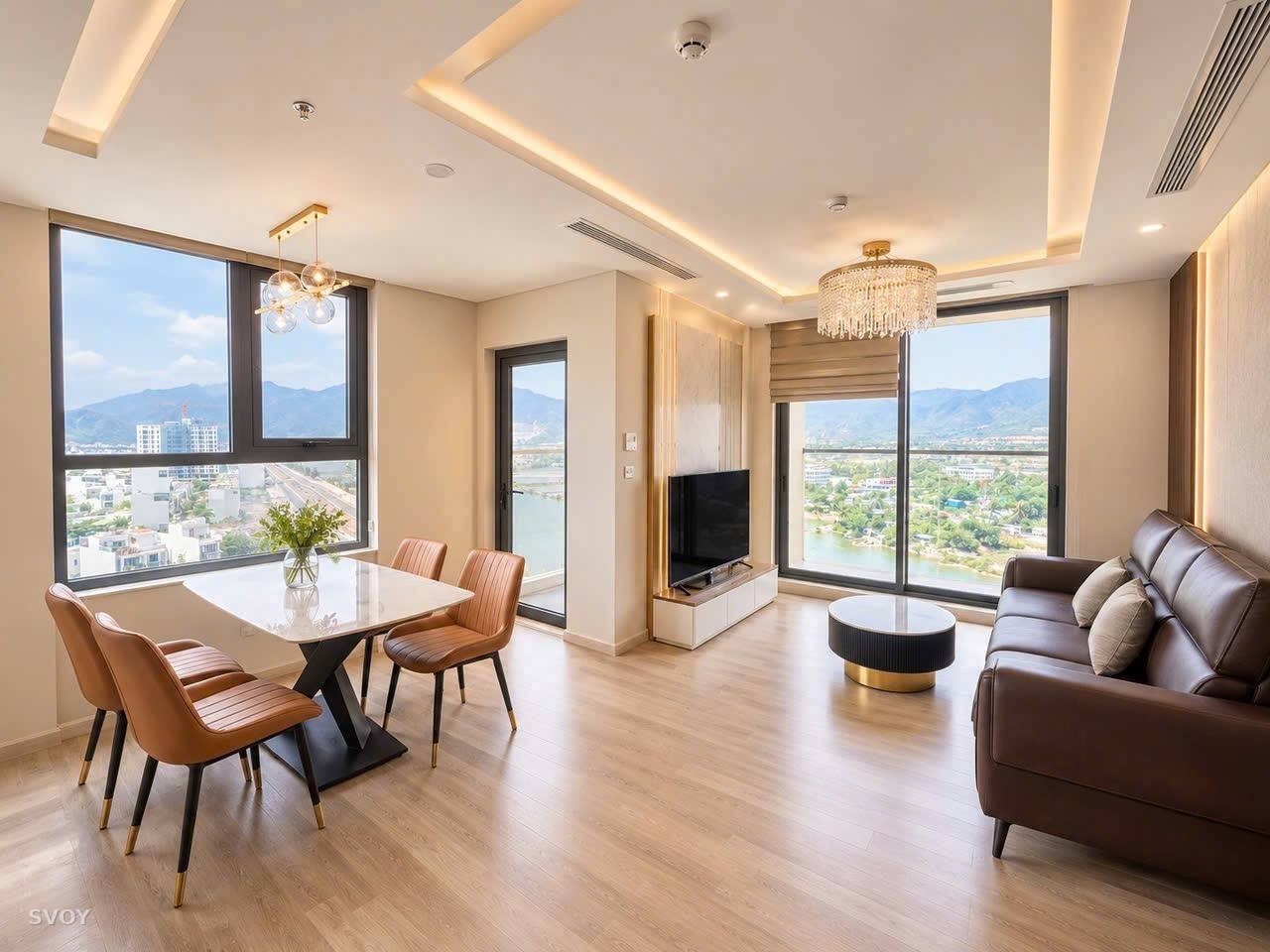 2 спальни, 75 м² в CT1 Riverside Luxury, запад Нячанга — фото 1 из 5