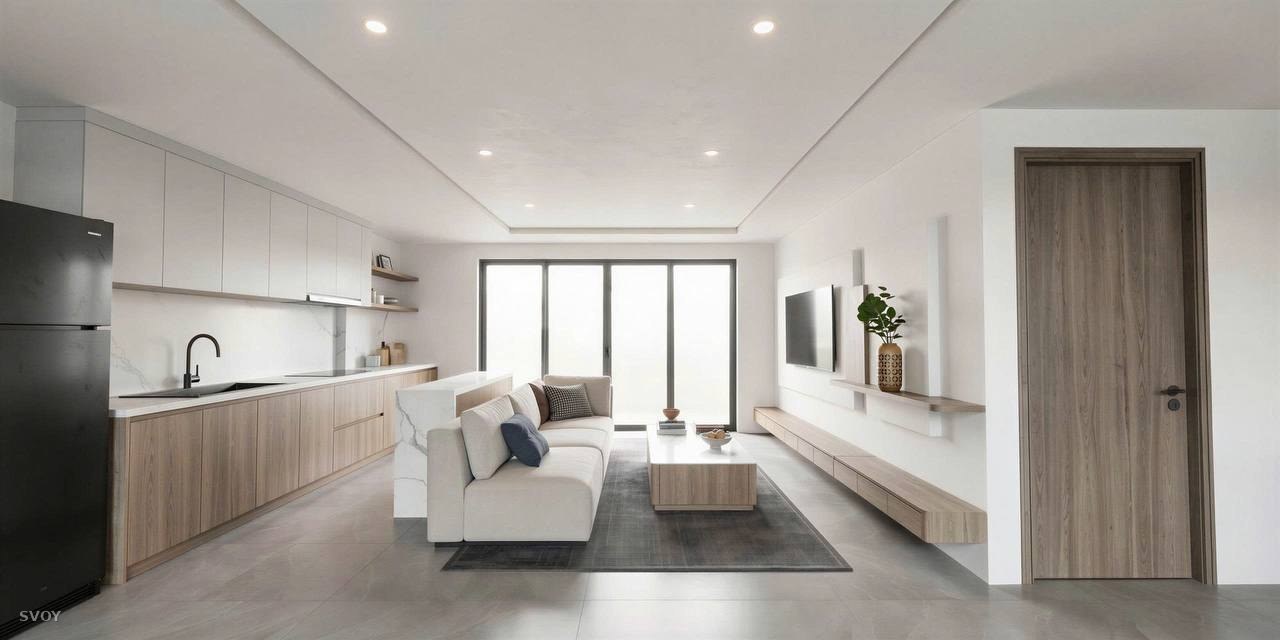2 спальни + кабинет, 90 м² в комплексе CCU-01, запад Нячанга — фото 1 из 4